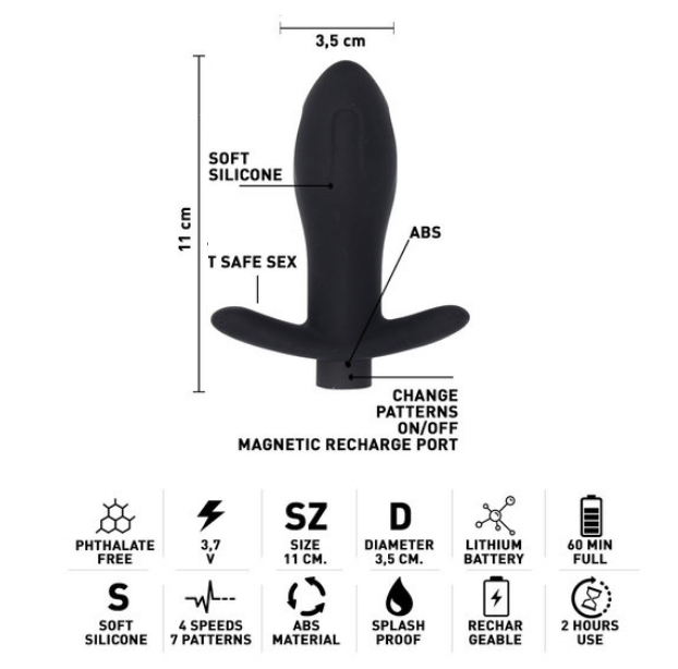 PLUG ANAL VIBRADOR